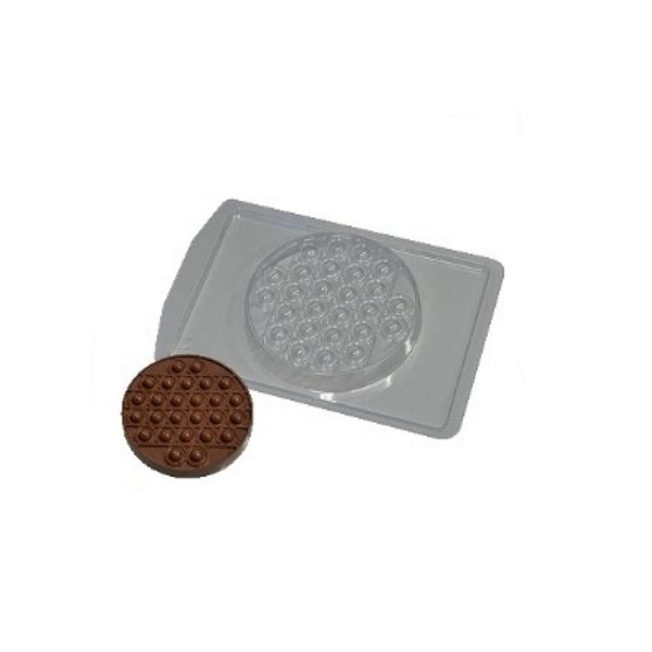 Forma de Acetato Especial - Pop It - Redondo - Ref. FP197 - Crystal - 1 UN - Rizzo