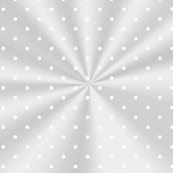 Saco Transparente Decorado - 11x19,5cm - Poá Branco - 50 unidades - Cromus -