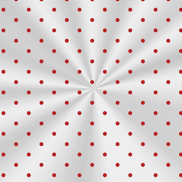 Saco Transparente Decorado - 11x19,5cm - Poá Vermelho - 50 unidades - Cromus - Rizzo