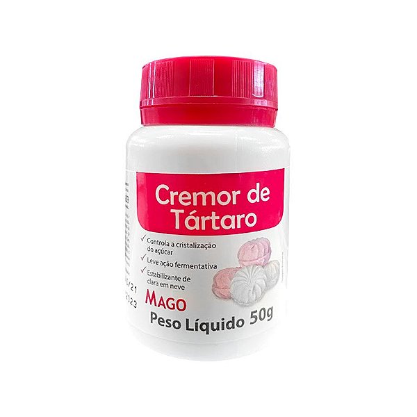 Cremor de Tártaro - 50g - 1UN - Mago -
