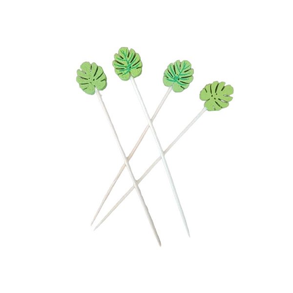 Palito Decorativo - Petiscos - Costela de Adão - 20 UN - ArtLille - Rizzo