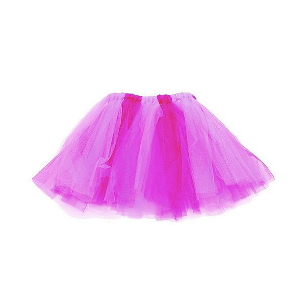 Saia Tule Rosa Adulto Tam Único - 01 Unidade - Cromus -