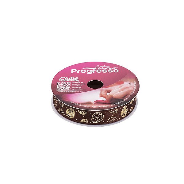 Fita Decorativa - Ovos de Pascoa - Cor 413 - 10mx15mm - 1 UN - Progresso