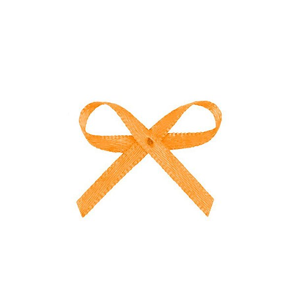 Lacinho Laranja Tipo Mosquitinho - Pct c/ 100 peças - Laços Marcela - Rizzo