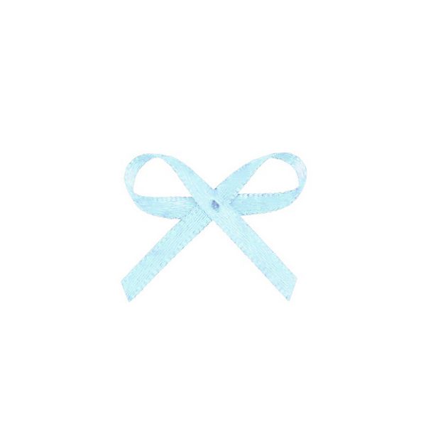 Lacinho Azul Bebê Tipo Mosquitinho - Pct c/ 100 peças - Laços Marcela - Rizzo