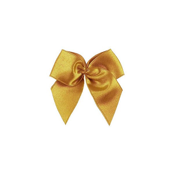 Lacinho Dourado Tipo Gordinho - Pct c/ 50 peças - Laços Marcela - Rizzo