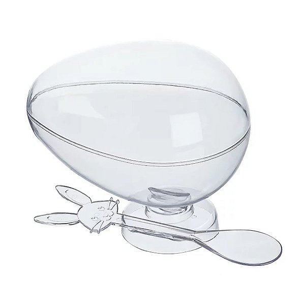 Ovo de Colher 250g/350g - Cristal - 01 Unidade - Festplastik - Rizzo