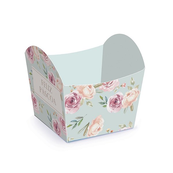 Cestinha Coelha Serena - 10 Unidades - Cromus Páscoa - Rizzo