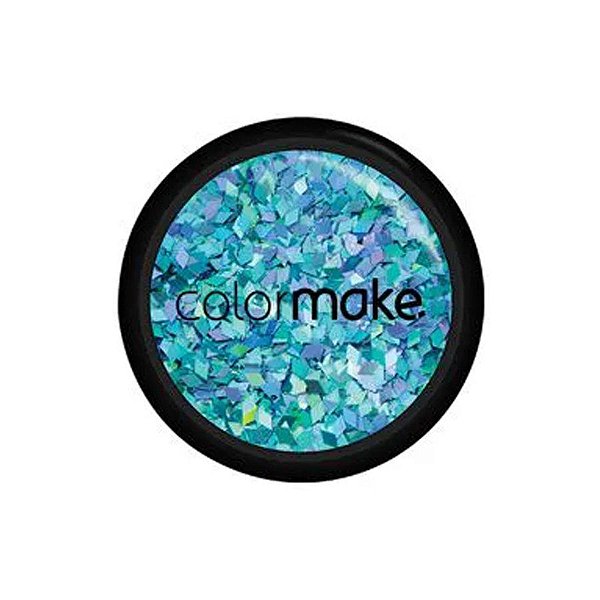 Glitter Shine Diamante Azul Turquesa 2g - 1 unidade - ColorMake - Rizzo Balões