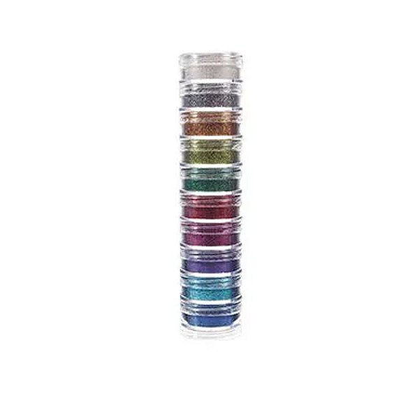 Glitter Po Kit 10 Cores 3g - 1 unidade - ColorMake - Rizzo Balões