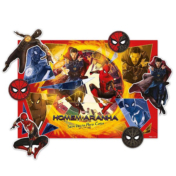 Kit Decorativo Homem Aranha 3 01 Unidade - Regina -