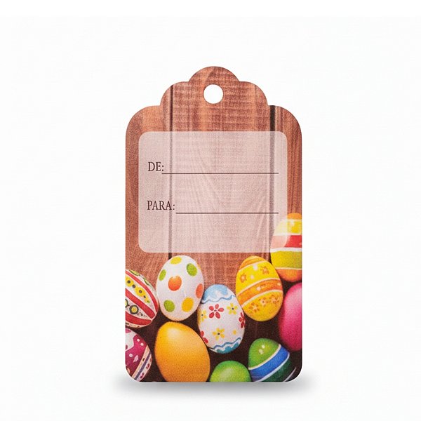 Tag de Páscoa De/Para Doces - 10 unidades - Massai - Rizzo