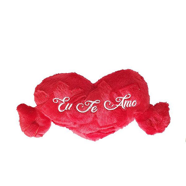 Almofada Coração - Eu te Amo - Modelo 3 - GG - 1 unidade - Fizzy - Rizzo