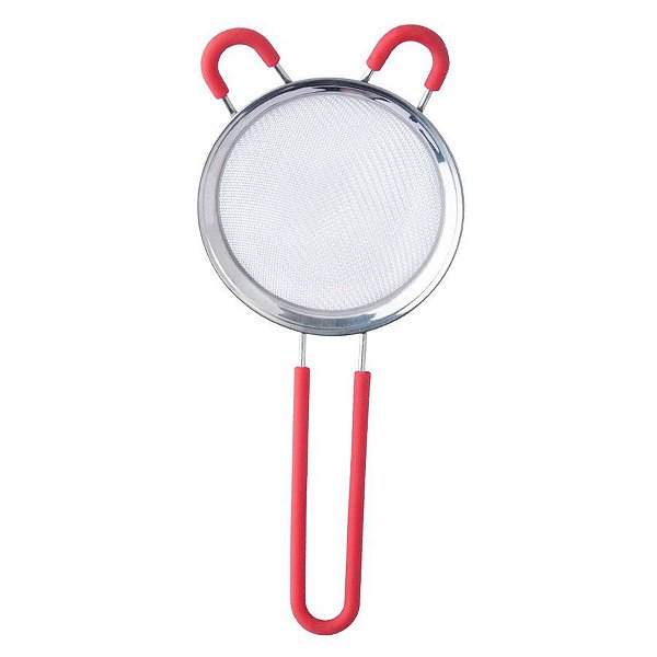 Peneira de Aço Inóx e Silicone Pequena - 1 unidade - Clink - Rizzo