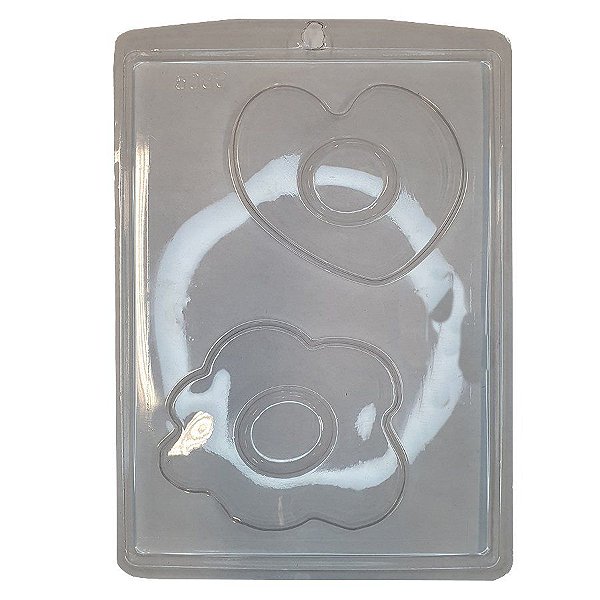 Forma de Acetato Simples - Ovo Frito - Ref. 5033 - 1 unidade - Crystal - Rizzo