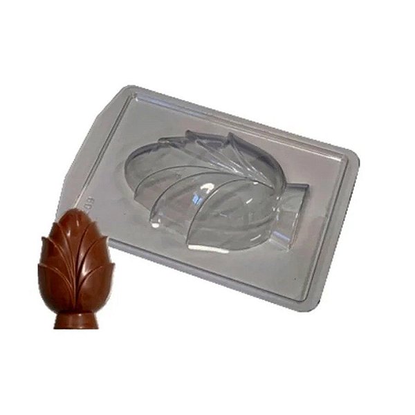 Forma de Acetato Especial - Ovo Flor - Ref. FP 209 - 1 unidade - Crystal - Rizzo