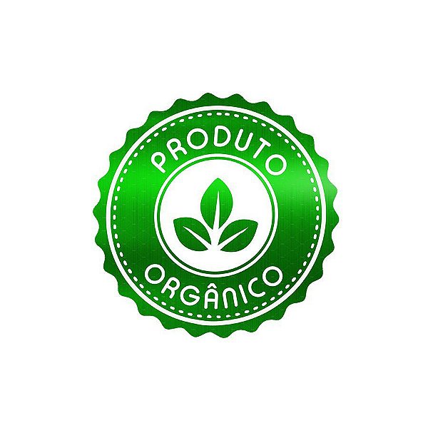 Adesivo "Produto Orgânico" - Hot Stamping - Verde Metálico - 1 unidade Pct. c/ 50 unds. - Stickr - Rizzo