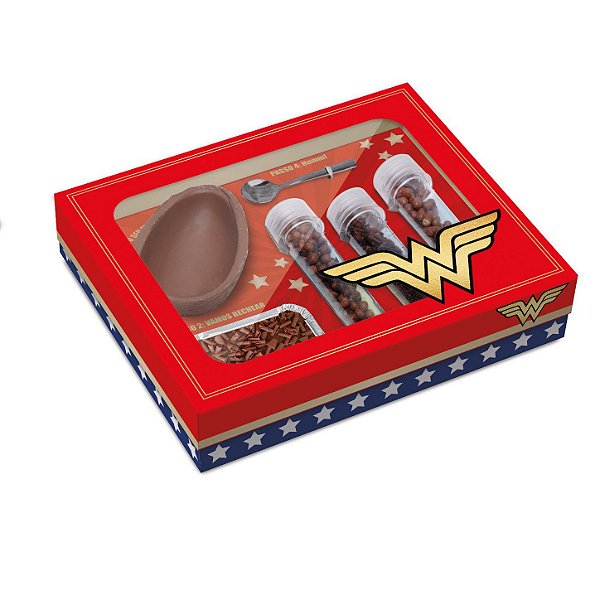 Kit Confeiteiro Mulher Maravilha 150g - 1 Unidade - Cromus