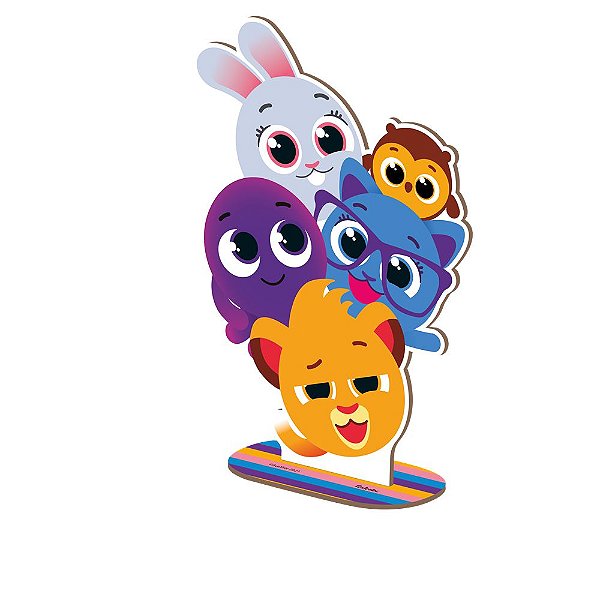 Personagem MDF M Bolofofos - 1 unidade - Festcolor - Rizzo.