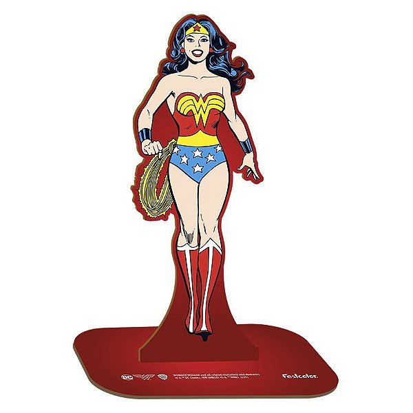 Personagem P MDF Mulher Maravilha - 1 Unidade - Festcolor - Rizzo