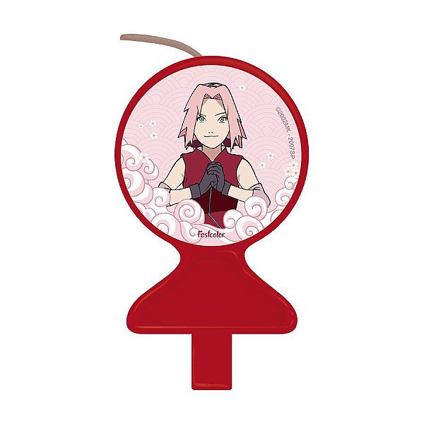 Vela Sakura - 1 Unidade - Festcolor -  Rizzo