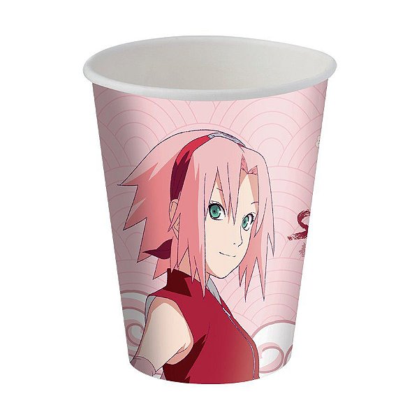 Copo Papel Sakura - 200mL - 8 Unidades - Festcolor -  Rizzo