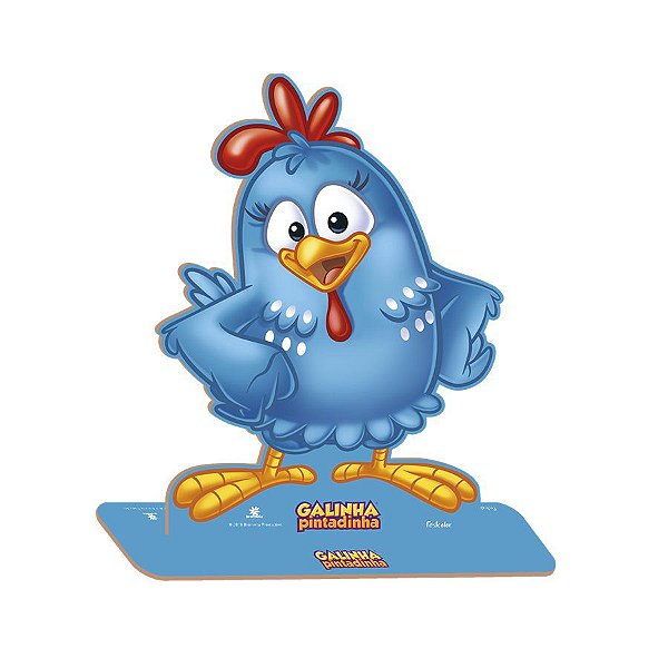 Personagem G MDF Galinha Pintadinha - 1 Unidade - Festcolor - Rizzo