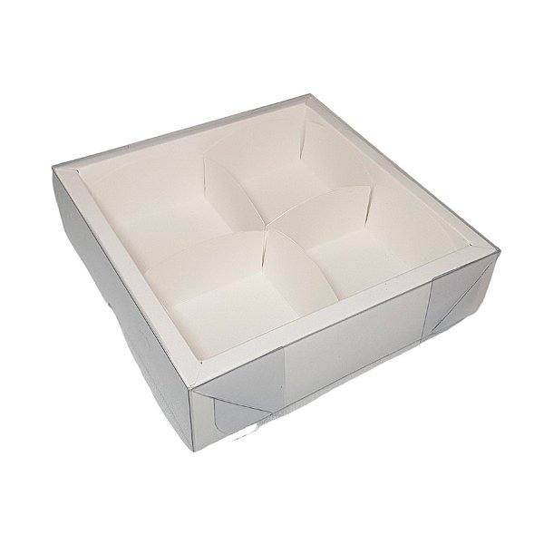 Caixa 4 pão de mel Branca13,2x13,2x4  6,2x19x4  5 un - Assk Rizzo Confeitaria