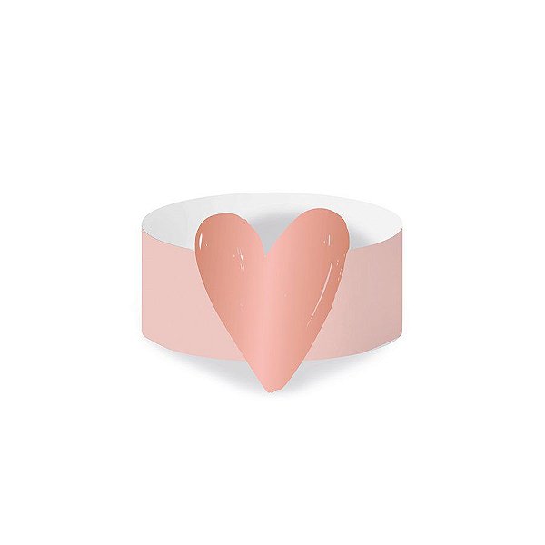 Porta Guardanapo Decorativo Romântico Rose Gold - 6 unidades - Cromus - Rizzo