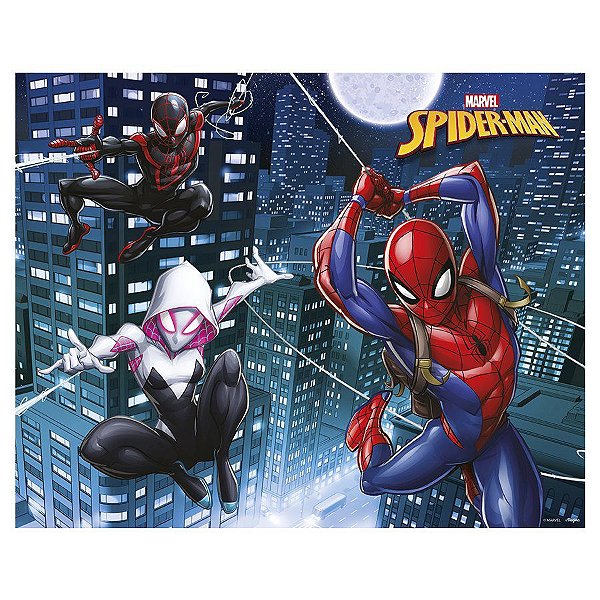 Painel Plástico Decorativo - Festa Homem Aranha - 1 unidade - Regina Festas - Rizzo
