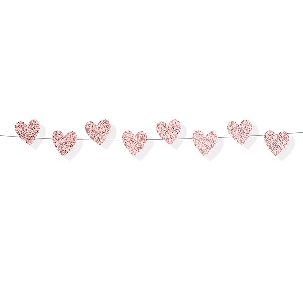 Faixa Decorativa Coração Romântico - 100x10cm - 1 Unidade - Cromus - Rizzo