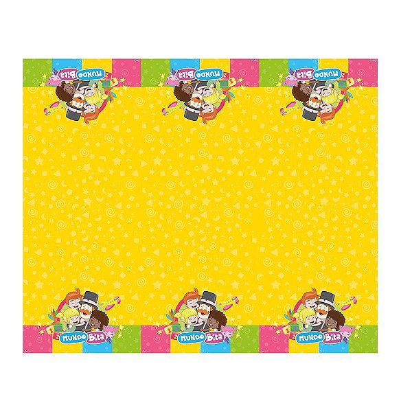 Toalha Papel 120x220 Cm Mundo Bita - 01 Unidades - Regina Festas - Rizzo