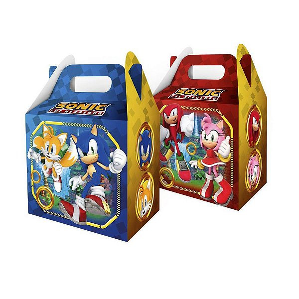 Caixa Surpresa Maleta Sonic - 8 Unidades - Regina - Rizzo