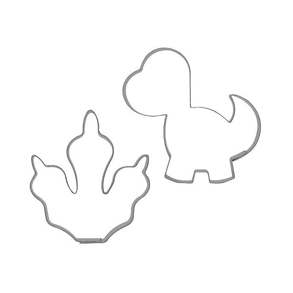 Kit Cortador Dinossauro 1 P -1 Unidade - Ref:568 - RR Cortadores - Rizzo Balões