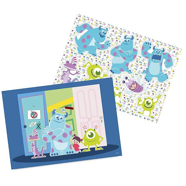 Kit Decorativo Festa Monstros SA - 1 unidade - Festcolor
