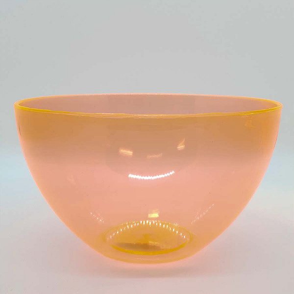 Tigela Bowl Laranja Transparente 900 ml - 1 Unidade - Agraplast - Rizzo