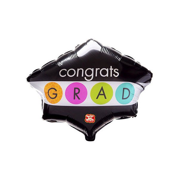 Balão Microfoil Graduação 3D - 1 unidade - 53cm (21'') - Balões  São Roque - Rizzo
