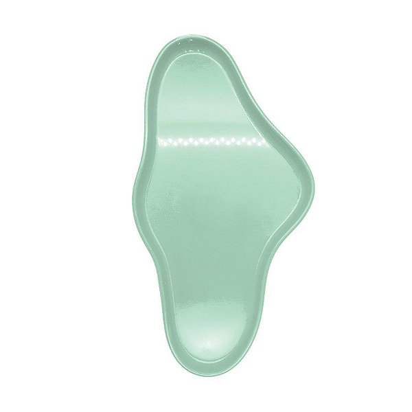 Bandeja Orgânica  - 25x13,5 cm -   Verde Menta - 1 unidade - Só Boleiras - Rizzo