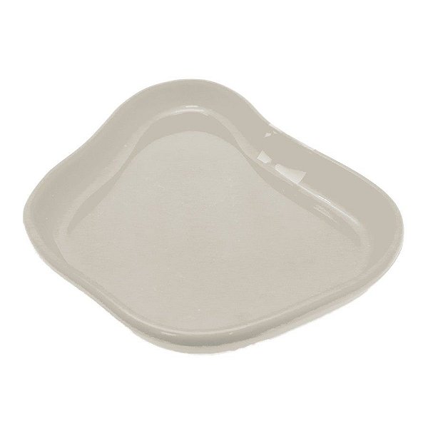 Bandeja Orgânica  - 13x10cm -  Branco - 1 unidade - Só Boleiras - Rizzo