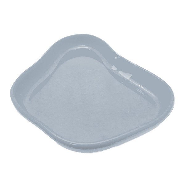 Bandeja Orgânica  - 13x10cm -  Azul Claro Candy - 1 unidade - Só Boleiras - Rizzo