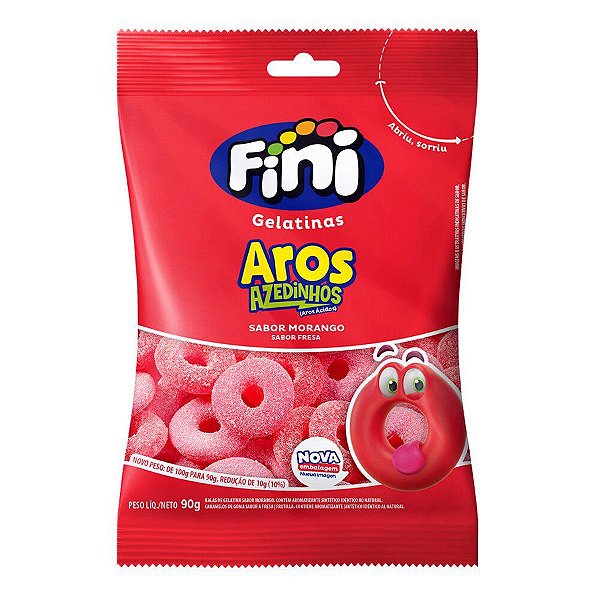 Aro de Gelatina Mastigável - 1 unidade Pct. c/ 90g - Fini - Rizzo