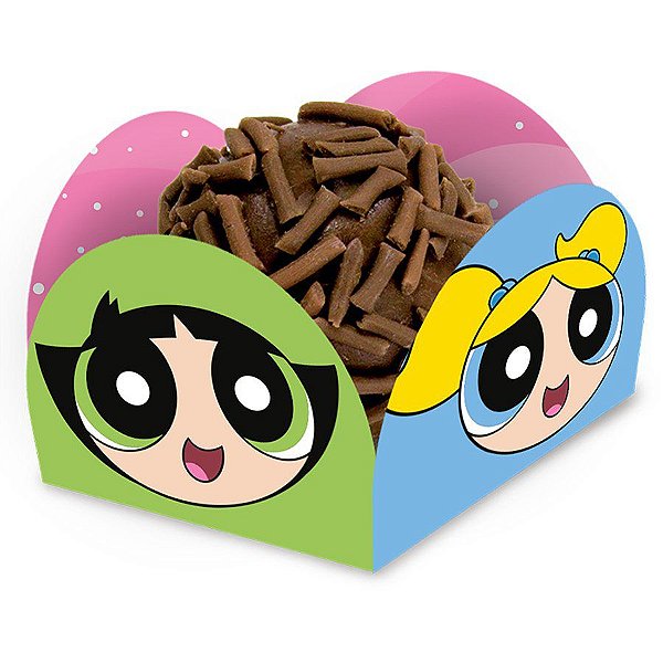 Porta Forminha  - Festa As Meninas Super Poderosas - 40 unidades - Festcolor