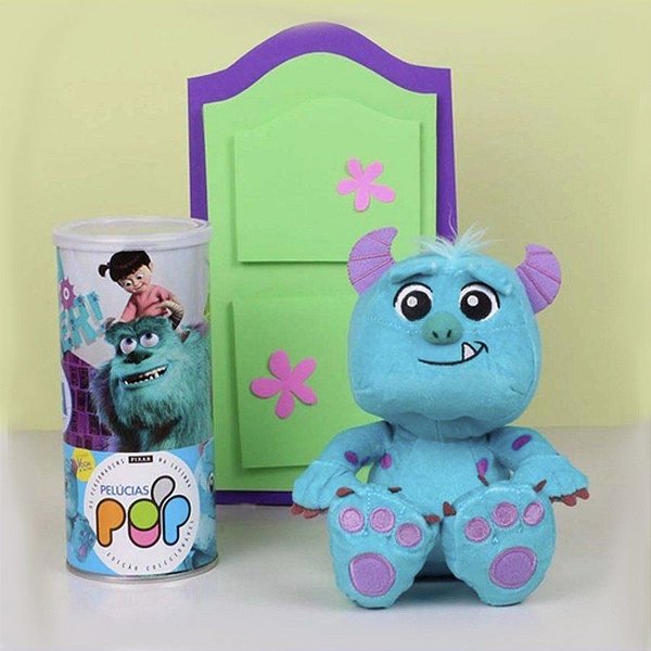 Pelúcia Sulley Monstros SA na Latinha - 1 Unidade - Fun - Rizzo Balões