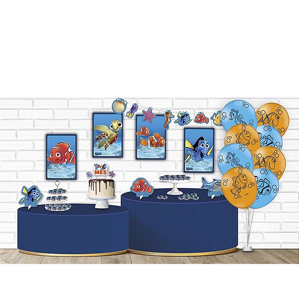 Kit Mesversário Procurando o Nemo - 1 unidade - Festcolor - Rizzo
