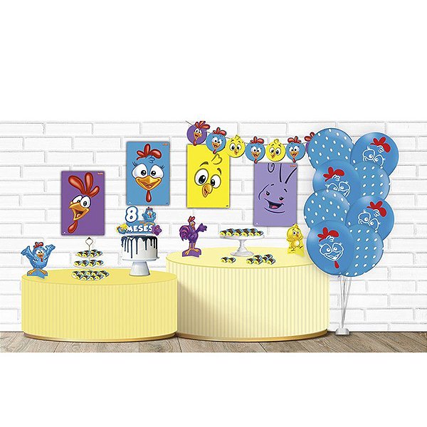 Kit Mesversário Galinha Pintadinha - 1 unidade - Festcolor - Rizzo