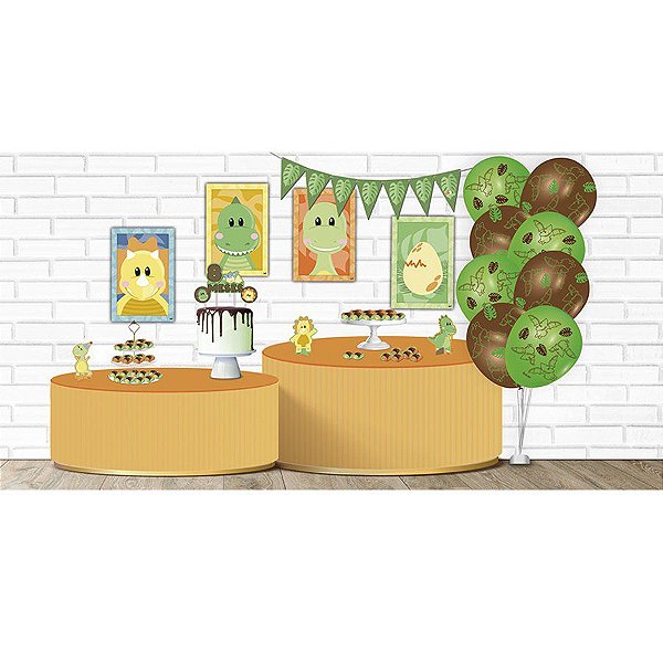 Kit Mesversário Dino Baby - 1 unidade - Festcolor - Rizzo