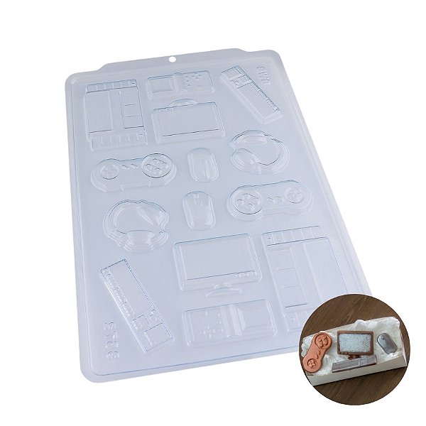 Forma de Acetato Simples Semiprofissional - Aplique Games - Ref.3672 - 1 unidade - BWB - Rizzo
