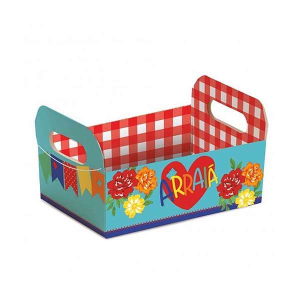 Caixote De Cartão Arraia G - Cromus - 1 unidade - Cromus - Rizzo Balões