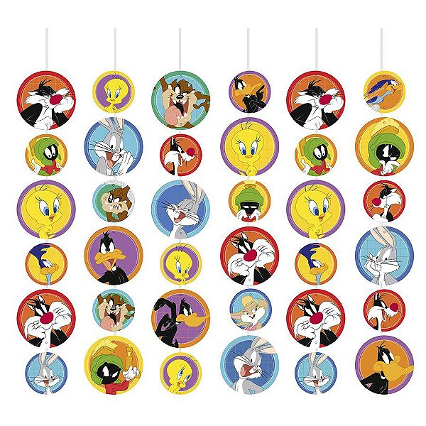 Cortina Decorativa Looney Tunes - 1 Unidade - Cromus - Rizzo