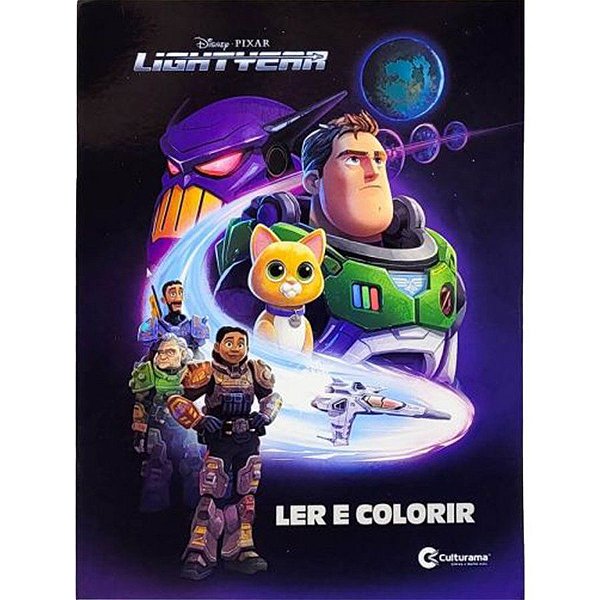 Livro Ler e Colorir - Lightyear - 1 unidade - Disney